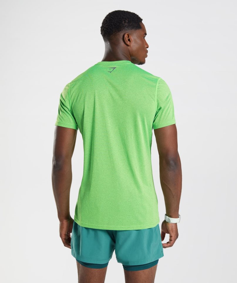 Men's Gymshark Sport T-Shirts Light Green | CA DN3068